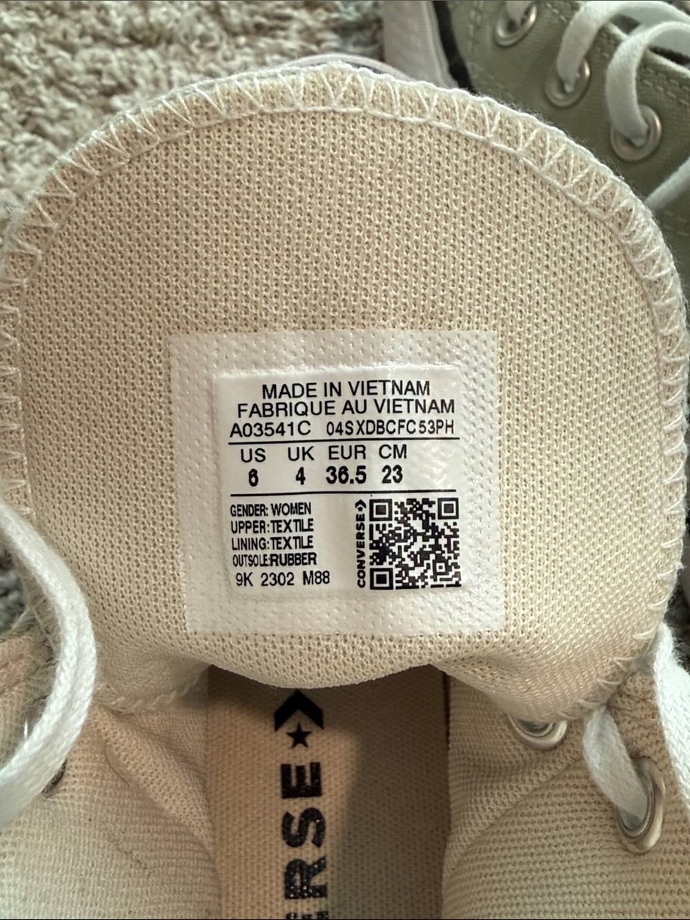 Converse Chuck Taylor Platform High Top Sneakers - Sage Green - Picture 7 of 7